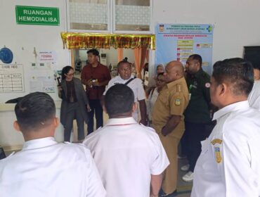 Gubernur Papua, Matius Fakhiri melakukan sidak di RSUD Jayapura / Voxpapua