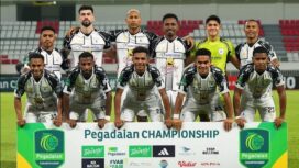 Skuad Persipura di laga kontra PSIS Semarang 