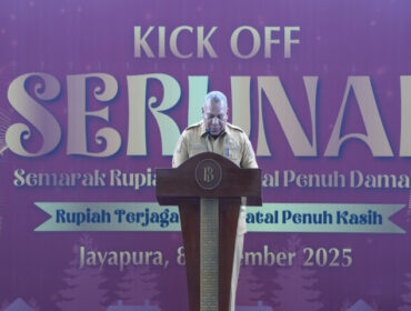 Wakil Gubernur Papua, Aryoko Rumaropen pada peluncuran program SERUNAI / dok Papua.go.id