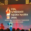 Seremoni OJK Apresiasi Media Massa di Balai Kartini, Jakarta 