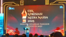 Seremoni OJK Apresiasi Media Massa di Balai Kartini, Jakarta 