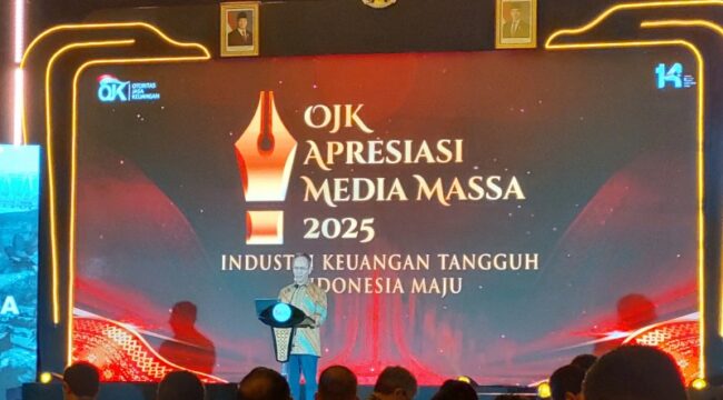 Seremoni OJK Apresiasi Media Massa di Balai Kartini, Jakarta 