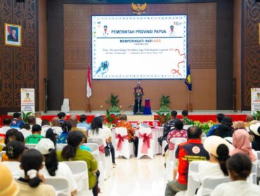 Peringatan Hari AIDS Sedunia yang digelar oleh Pemerintah Provinsi Papua / Istimewa 