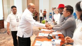 Gubernur Papua, Matius D. Fakhiri menerima kunjungan kerja Komisi IX DPR RI / Istimewa