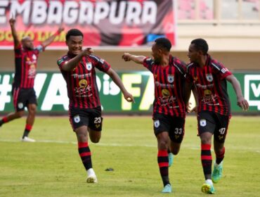 Selebrasi pemain Persipura 