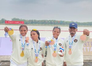 Empat Pedayung asal Papua peraih medali di SEA Games 2025 / Instagram Stevani Ibo 