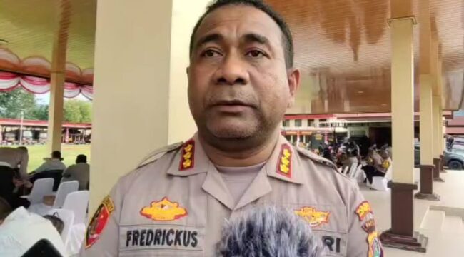 Kapolresta Jayapura Kota Kombes Pol. Fredrickus W. A. Maclarimboen / dok Polresta Jayapura Kota 