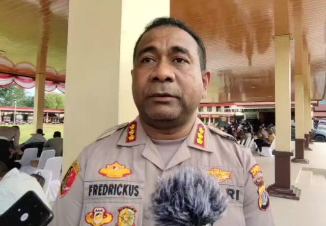 
					Kapolresta Jayapura Kota Kombes Pol. Fredrickus W. A. Maclarimboen / dok Polresta Jayapura Kota 