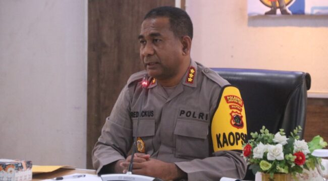 Kapolresta Jayapura Kota, Kombes Pol. Fredrickus W. A. Maclarimboen / dok Polresta Jayapura Kota