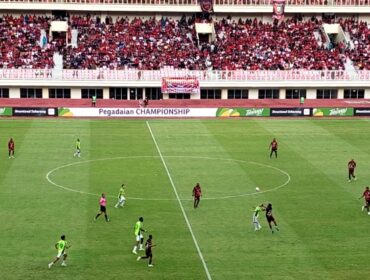Laga Persipura vs PSS di Stadion Lukas Enembe / Euforia.id