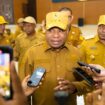 Gubernur Papua, Matius D. Fakhiri usai apel perdana Pemprov Papua / Istimewa