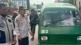 Kadishub Kota Jayapura saat melakukan penertiban di jalanan / dok Dishub Kota Jayapura