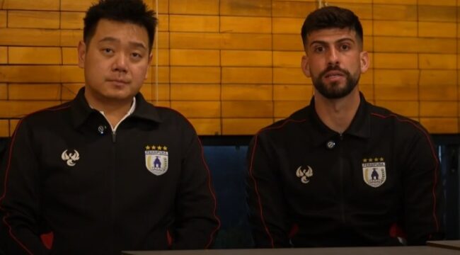 Manajer Persipura, Owen Rahadian dan Matheus Silva / ofisial Persipura