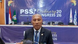 Ketua PSSI Papua, Benhur Tomi Mano / Euforia.id