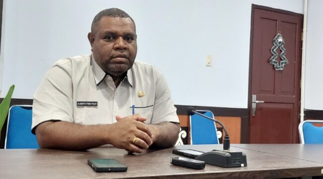Plt Kepala Disperindagkop & UKM Kota Jayapura, Alberto Fred Itaar / Euforia.id