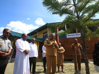 Momen peresmian Bahtera Kristoforus / Istimewa