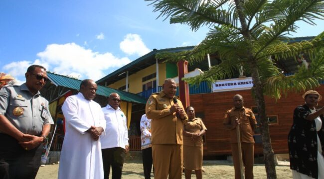 Momen peresmian Bahtera Kristoforus / Istimewa