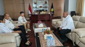 Wagub Aryoko Rumaropen saat menerima kunjungan Anggota KEPP Otsus / Istimewa