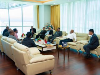 Gubernur Papua, Matius D. Fakhiri terima audiensi PT NCK / Istimewa