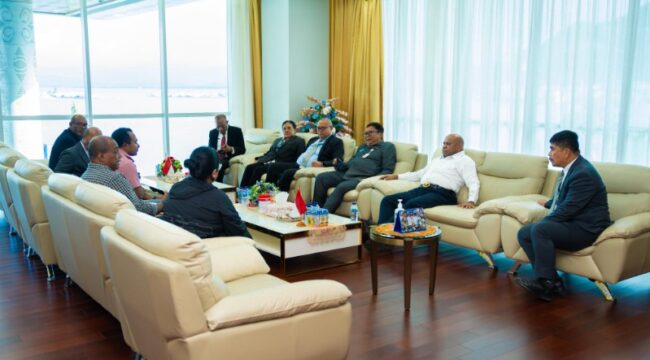 Gubernur Papua, Matius D. Fakhiri terima audiensi PT NCK / Istimewa