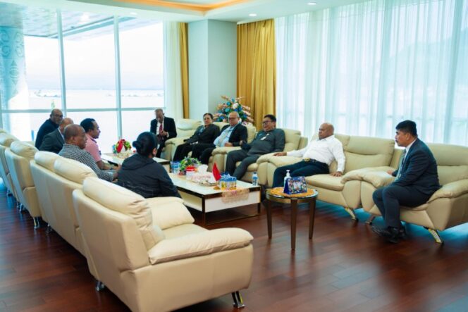 
					Gubernur Papua, Matius D. Fakhiri terima audiensi PT NCK / Istimewa