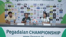 Ansyari Lubis dan Fachrudin dalam sesi konferensi pers / Istimewa