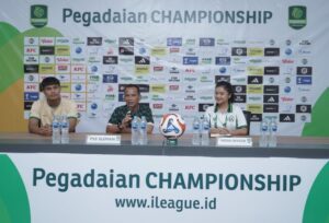 Ansyari Lubis dan Fachrudin dalam sesi konferensi pers / Istimewa