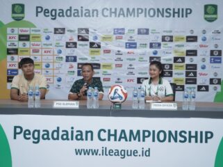 Ansyari Lubis dan Fachrudin dalam sesi konferensi pers / Istimewa