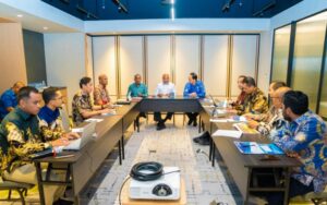 Pertemuan Gubernur Papua, Matius D. Fakhiri dengan PT Angkasa Pura / Istimewa