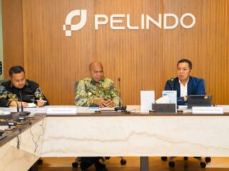 Pertemuan Gubernur Papua, Matius D. Fakhiri dengan Pelindo / Istimewa