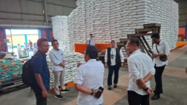 Kepala Biro Keuangan, Pengadaan, dan Umum Badan Pangan Nasional E. Rini Yusniana saat kegiatan Satgas Pangan di Papua Pegunungan, Senin, 23 Februari 2026. (Foto: Biro Humas Bapanas)