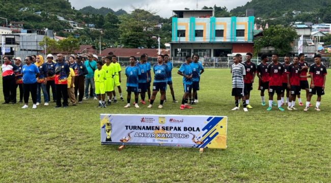 Pembukaan turnamen sepak bola antarkampung Kota Jayapura / Istimewa