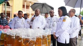 Wagub Papua, Aryoko Rumaropen, buka gerakan pangan murah / Istimewa