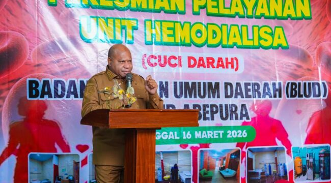 Gubernur Papua, Matius D. Fakhiri / Istimewa