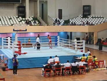 Kejurda Tinju Amatir Pace Boxing Cup I yang berlangsung di GOR Cenderawasih / Euforia.id