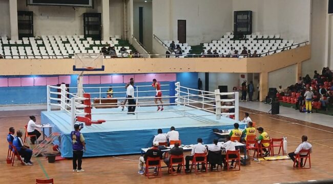 Kejurda Tinju Amatir Pace Boxing Cup I yang berlangsung di GOR Cenderawasih / Euforia.id