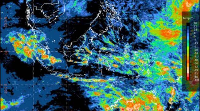 Peta cuaca / dok BMKG