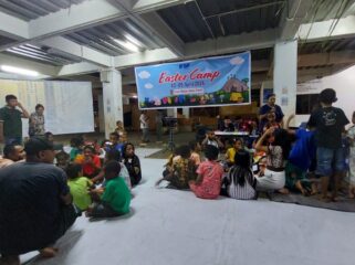 Suasana Kemping Paskah di Pasar Mama-Mama Papua 