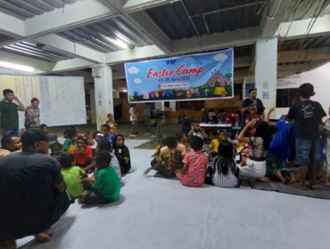 Suasana Kemping Paskah di Pasar Mama-Mama Papua 