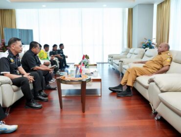 Pengurus NPCI Papua saat bertemu Gubernur Papua, Matius D. Fakhiri / Istimewa