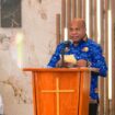 Gubernur Papua, Matius D. Fakhiri dalam peresmian Gereja Oikumene Terang Bhara Daksa di lingkungan Polda Papua, Koya Koso / Istimewa