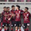 Skuad Persipura saat berselebrasi / Istimewa
