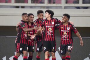 Skuad Persipura saat berselebrasi / Istimewa