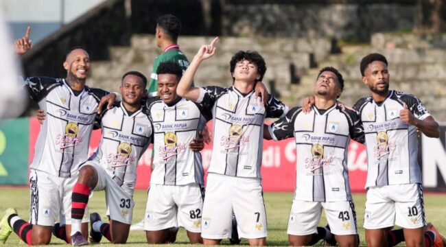 Selebrasi skuad Persipura / Persipura Official