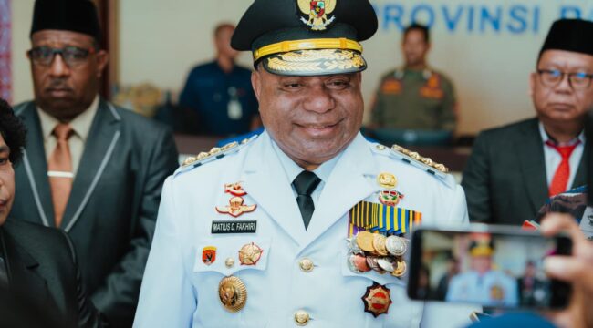Gubernur Papua, Matius D. Fakhiri / Istimewa
