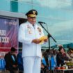 Gubernur Papua, Matius D. Fakhiri memimpin upacara peringatan Hari Otonomi Daerah (Otda) ke-30 / Istimewa