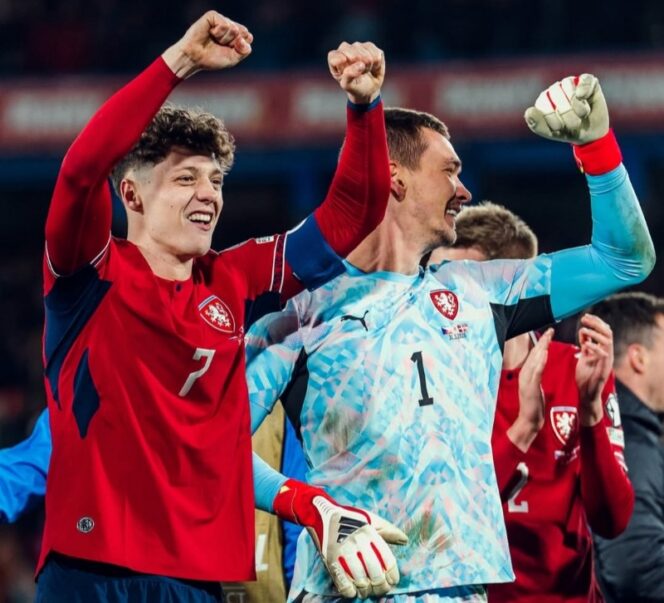 
					Timnas Republik Ceko memastikan lolos ke Piala Dunia 2026 / Instagram Ceskarepre