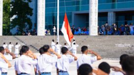Upacara peringatan Hardiknas 2026 di Halaman Kantor Gubernur Papua / Istimewa