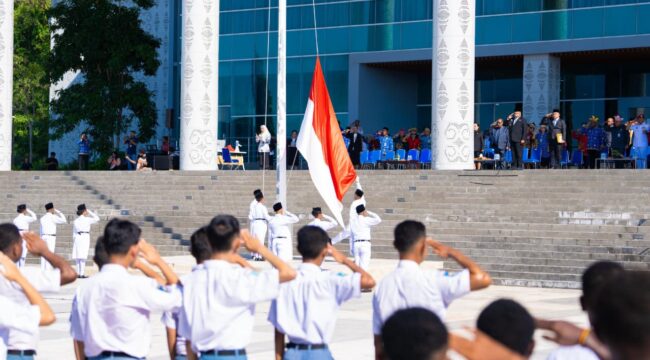 Upacara peringatan Hardiknas 2026 di Halaman Kantor Gubernur Papua / Istimewa