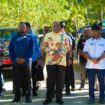 Gubernur Papua, Matius D. Fakhiri mengunjungi Kepulauan Numfor / Istimewa